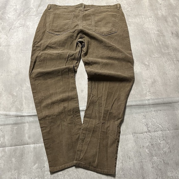 Banana Republic Pants Mens 36x30 Brown Vintage Straight Pima Cotton Corduroy - Picture 7 of 9